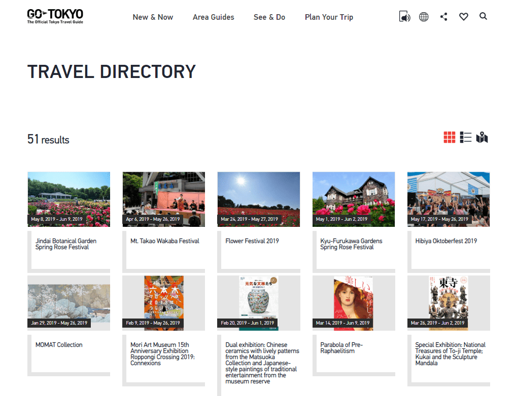 TOKYO OUTLINE The Official Tokyo Travel Guide, GO TOKYO